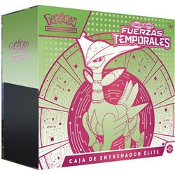 ESTUCHE SURTIDO JUEGO CARTAS COLECCIONABLES ELITE FUERZAS TEMPORALES ESCARLATA Y PURPURA POKEMON ESPAÑOL