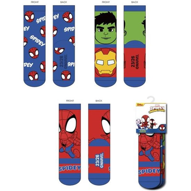 PACK CALCETINES 3 PIEZAS SPIDEY