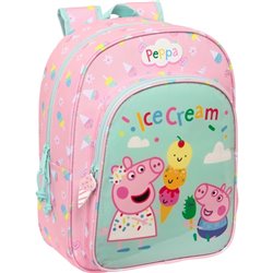 MOCHILA INFANTIL ADAPT.CARRO PEPPA PIG "ICE CREAM"