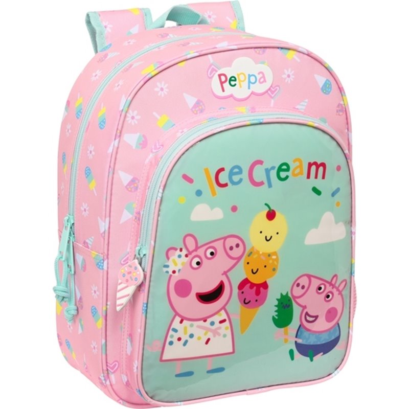 MOCHILA INFANTIL ADAPT.CARRO PEPPA PIG "ICE CREAM"