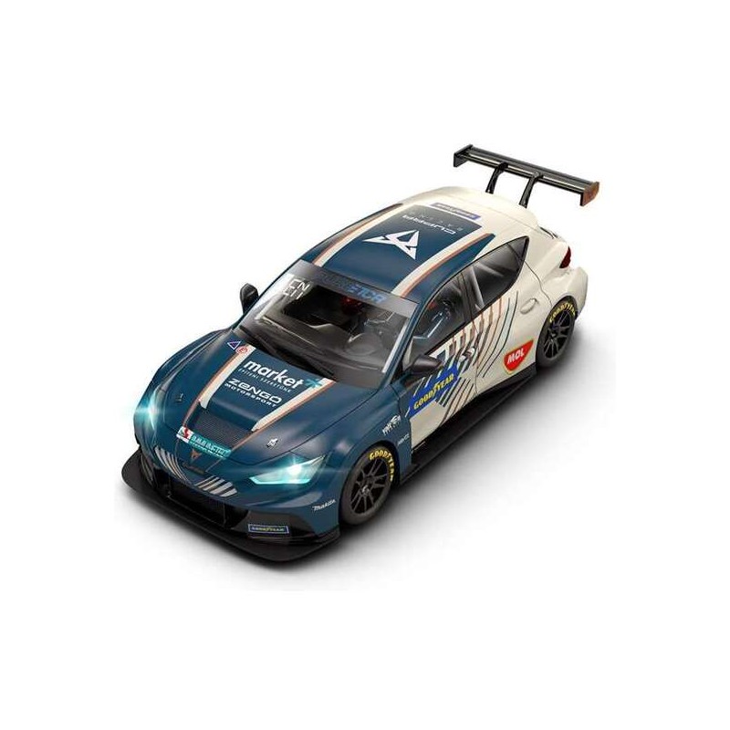 COCHE SCALEXTRIC CUPRA ETCR GENE CON LUZ EN LOS FAROS 18X11X11 CM