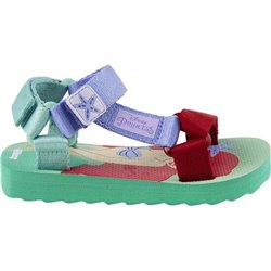 SANDALIAS CASUAL VELCRO PRINCESS LA SIRENITA TURQUOISE