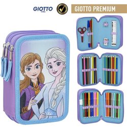 PLUMIER CON ACCESORIOS GIOTTO FROZEN