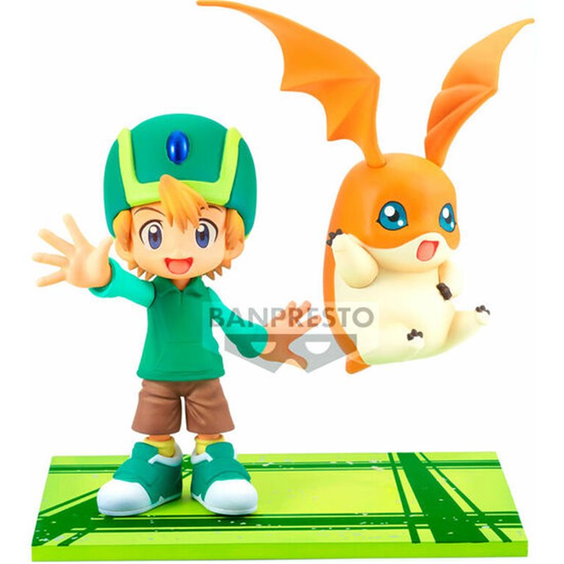 FIGURA TAKERU & PATAMON ADVENTURE ARCHIVES DIGIMON ADVENTURE 15CM