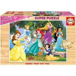 PRINCESAS DISNEY PUZZLE MADERA 100 PZAS