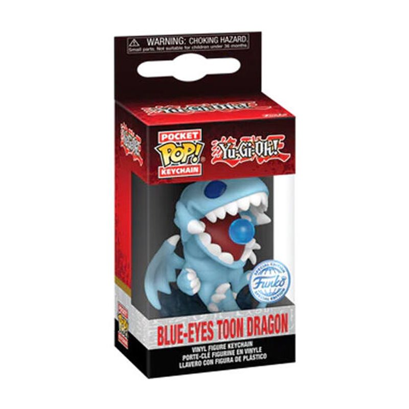 LLAVERO POCKET POP YU-GI-OH BLUE-EYES TOON DRAGON ATTACK