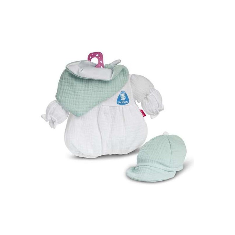 ROPA SANIBABY ANTIBACTERIAS 40 CM MODELO VERDE