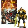 FIGURA BLACK ADAM + COMIC BLACK ADAM DC COMICS 17CM