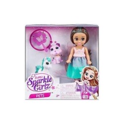 MUÑECA SPARKLE GIRLZ HADA BAILARINA INCLUYE FIGURA UNICORNIO, 12 CM - MODELOS SURTIDOS