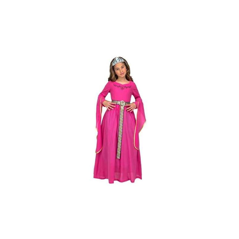 DISFRAZ PRINCESA MEDIEVAL ROSA TALLA 10-12 Y