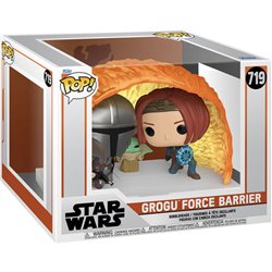 FIGURA POP MOMENTS STAR WARS THE MANDALORIAN GROGU FORCE BARRIER