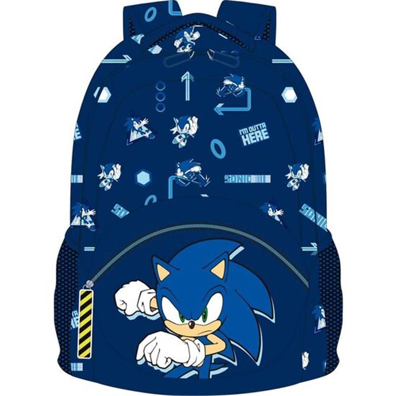 MOCHILA SONIC THE HEDGEHOG 42CM