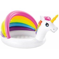 PISCINA HINCHABLE INFANTIL UNICORNIO 127X102X69 CM 1-3A