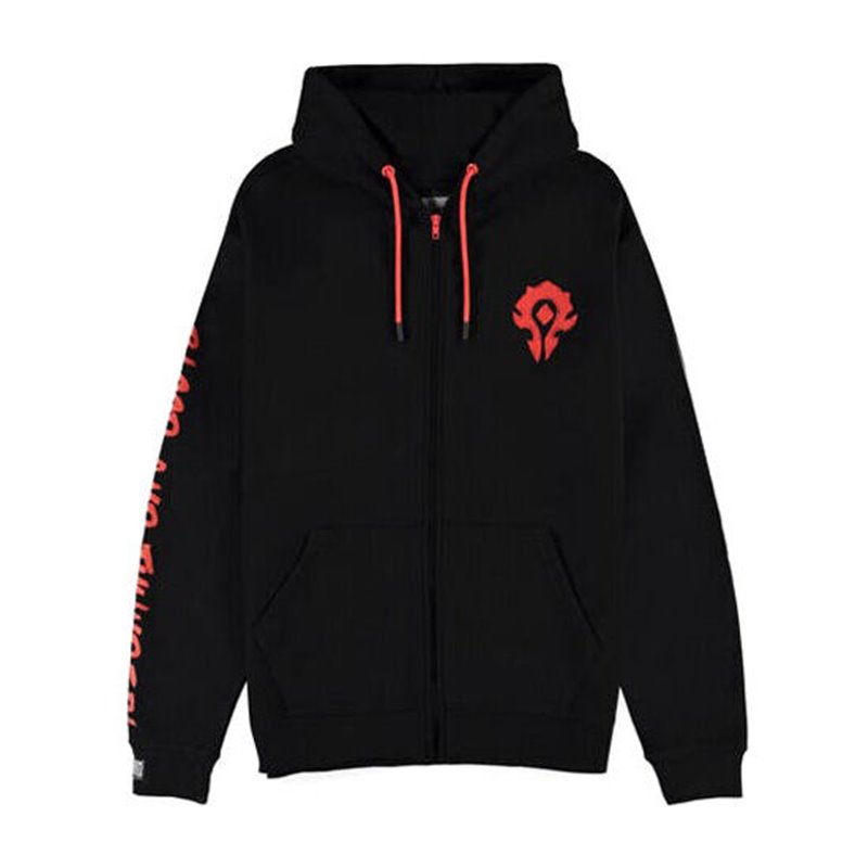 SUDADERA CAPUCHA BLOOD &#38; THUNDER WORLD OF WARCRAFT