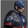 BUSTO HUCHA CAPITAN AMERICA DELUXE ENDGAME VENGADORES AVENGERS MARVEL 20CM