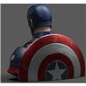 BUSTO HUCHA CAPITAN AMERICA DELUXE ENDGAME VENGADORES AVENGERS MARVEL 20CM