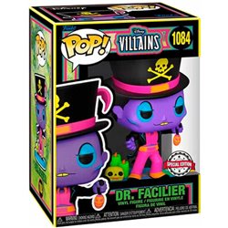 FIGURA POP DISNEY VILLAINS DR. FACILIER BLACK LIGHT EXCLUSIVE