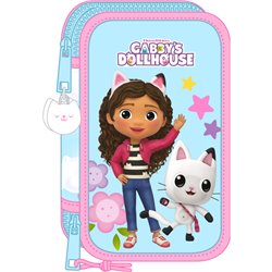 PLUMIER DOBLE PQÑO 28 PCS GABBYS DOLLHOUSE