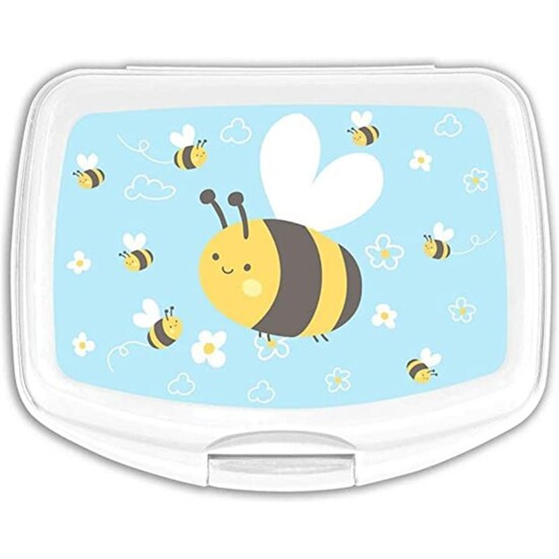 SANDWICHERA RECTANGULAR SAFTA PREESCOLAR "ABEJA"