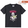 CAMISETA CORTA SINGLE JERSEY PUNTO THE MANDALORIAN BLACK