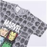 PELELE MANGA CORTA MARVEL GRAY