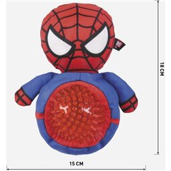 PELUCHE PARA PERRO PELOTA SPIDERMAN RED