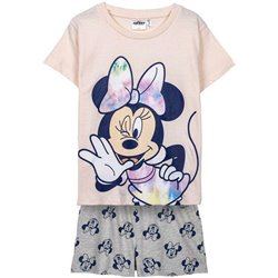 PIJAMA CORTO SINGLE JERSEY MINNIE LIGHT YELLOW