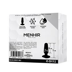 Menhir Anal Plug Silicone Black