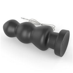 Vibrating Butt Plug King Sized 7.8 Black