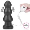 Vibrating Butt Plug King Sized 7.8 Black