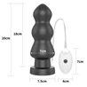 Vibrating Butt Plug King Sized 7.8 Black