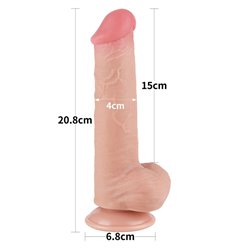 Sliding Skin Dual Layer Dildo 8