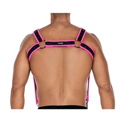 H4RNESS05 Chest Harness Neon HotPink One size