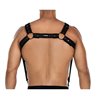 H4RNESS05 Chest Harness Neon Black One Size