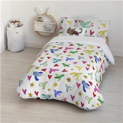 FUNDA NÓRDICA 100% ALGODÓN MODELO OCELLS PARA CAMA DE 260X240 CM.