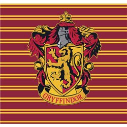 FUNDA NÓRDICA CON BOTONES 100% ALGODÓN MODELO GRYFFINDOR SHIELD PARA CAMA DE 80 (140X200 CM.)