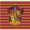 FUNDA NÓRDICA CON BOTONES 100% ALGODÓN MODELO GRYFFINDOR SHIELD PARA CAMA DE 80 (140X200 CM.)