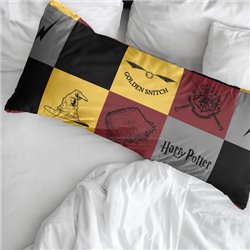 FUNDA DE ALMOHADA 100% ALGODÓN HOGWARTS CUADROS CAMA DE 90.