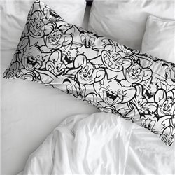 FUNDA DE ALMOHADA 100% ALGODÓN TOM & JERRY BN CAMA DE 90.