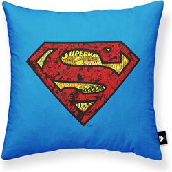 FUNDA DE COJÍN 100% ALGODÓN 45X45CM MODELO SUPERMAN BASIC A