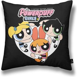 FUNDA DE COJÍN 100% ALGODÓN 45X45CM MODELO POWERPUFF B