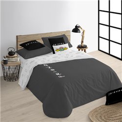 FUNDA NÓRDICA CON BOTONES 100% ALGODÓN MODELO FRIENDS MARENGO PARA CAMA DE 180 (260X240 CM)