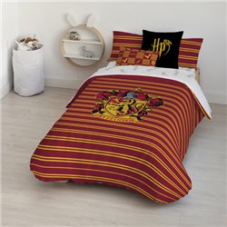 FUNDA NÓRDICA CON BOTONES 100% ALGODÓN MODELO GRYFFINDOR SHIELD PARA CAMA DE 120 (200X200 CM.)