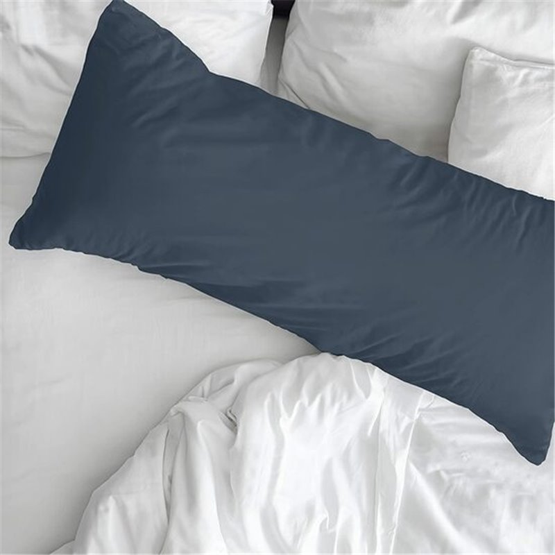 FUNDA DE ALMOHADA 100% ALGODÓN LISO NIGHT BLUE DE 90 CM.