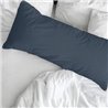 FUNDA DE ALMOHADA 100% ALGODÓN LISO NIGHT BLUE DE 90 CM.