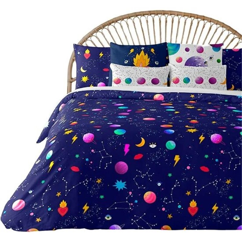 FUNDA NÓRDICA 100% ALGODÓN MODELO COSMOS PARA CAMA DE 150/160 (240X220 CM)