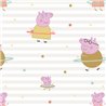 JUEGO DE SÁBANAS 100% ALGODÓN PEPPA PIG HULA HOOP 90 (160X270 CM)