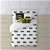 FUNDA NÓRDICA CON BOTONES 100% ALGODÓN MODELO BATMAN BASIC PARA CAMA DE 105 (180X240 CM)