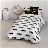 FUNDA NÓRDICA CON BOTONES 100% ALGODÓN MODELO BATMAN BASIC PARA CAMA DE 105 (180X240 CM)