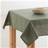 MANTEL HIDROFUGO ANTIMANCHAS LINO 100% ARMY GREEN